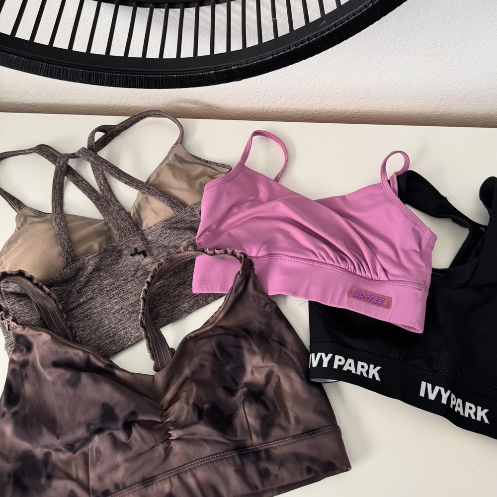 IVY PARK Sports Bras - Black, Purple, Brown